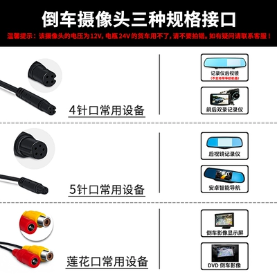 Vehicle camera, Universal high-definition car reversing
