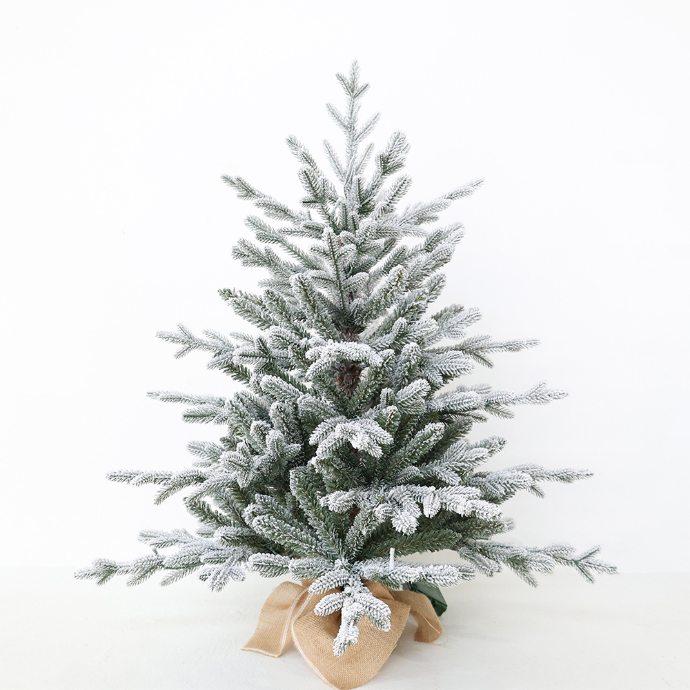 Simulación de regalos de árboles de nieve pequeños adornos de cifrado florista ventana decoración escena de diseño fuente fábrica una pieza al por mayor