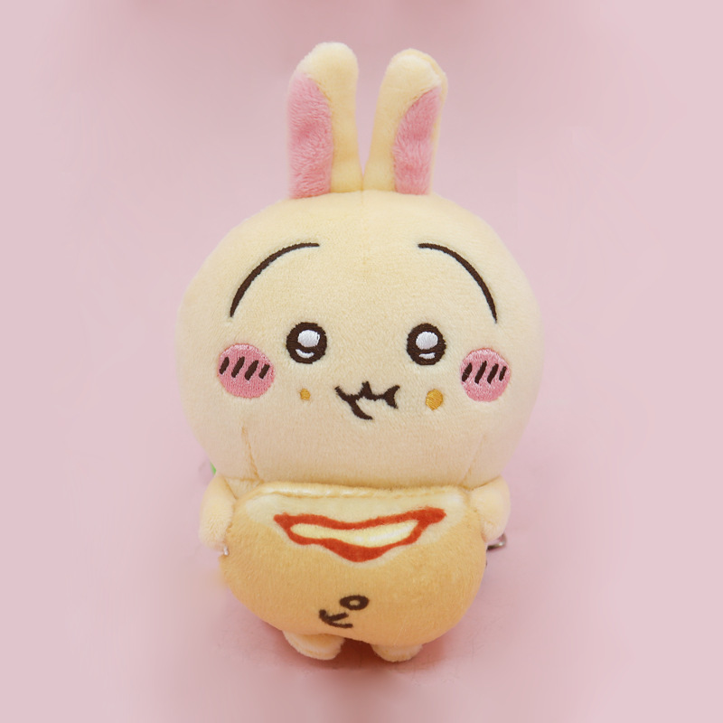 日本の新しいかわいい自虐的なクマのゴム製賞品舐めナイフウサキぬいぐるみガールハートペンダントギフト|undefined