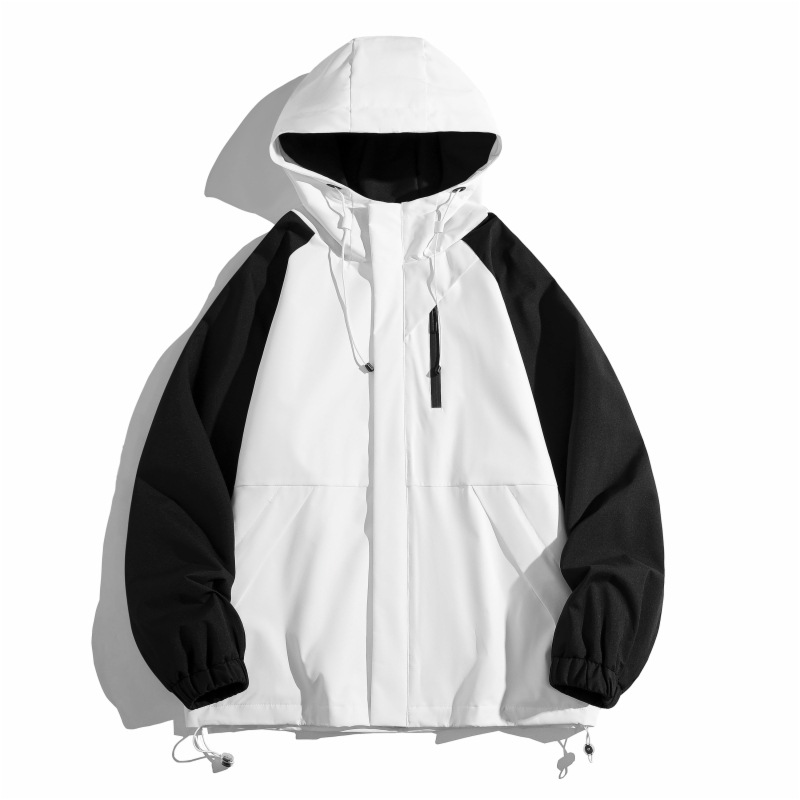 Men's Clothing mountain jacket for men and women couples spring and autumn hooded jacket windproof and waterproof soft shell jacket trendy_voghion.com
