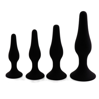 幸湾硅胶后庭肛塞女用自慰器具 性玩具四件套肛塞成人性用品代发