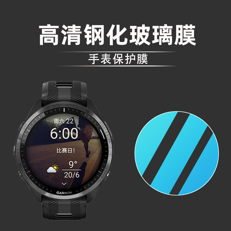 Suitable for Garmin Forerunner965 Watch Tempered Film Forerunner 955 High-Definition Soft Film Wholesale