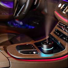 2025电池款铝合金车载加湿器喷雾车用USB静音香水扩香仪除异味