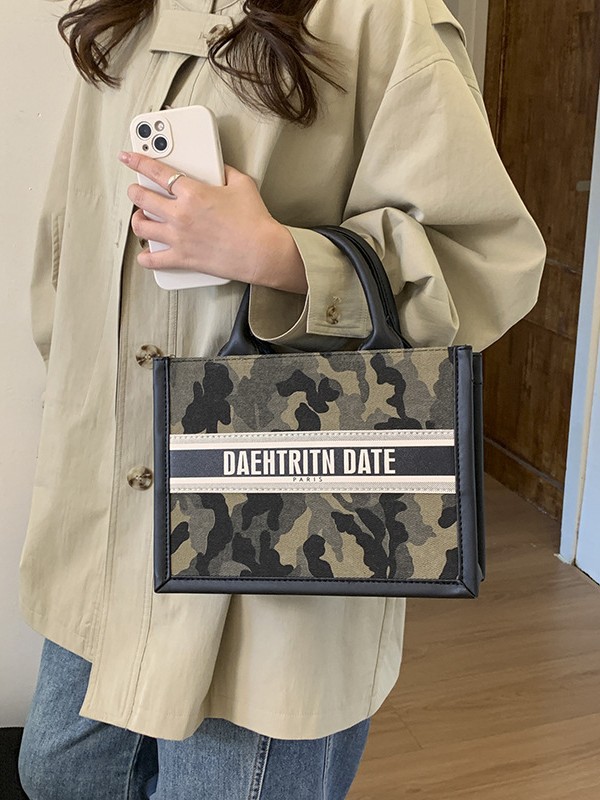 Bolso de mujer nicho coreano diseño de bolso de color camuflagado transfronterizo nueva textura de alta calidad lujosa bolsa de viaje