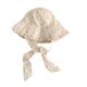 Baby hat big brim anti-ultraviolet sun hat summer sweet small flower foreign style baby travel lace-up fisherman hat