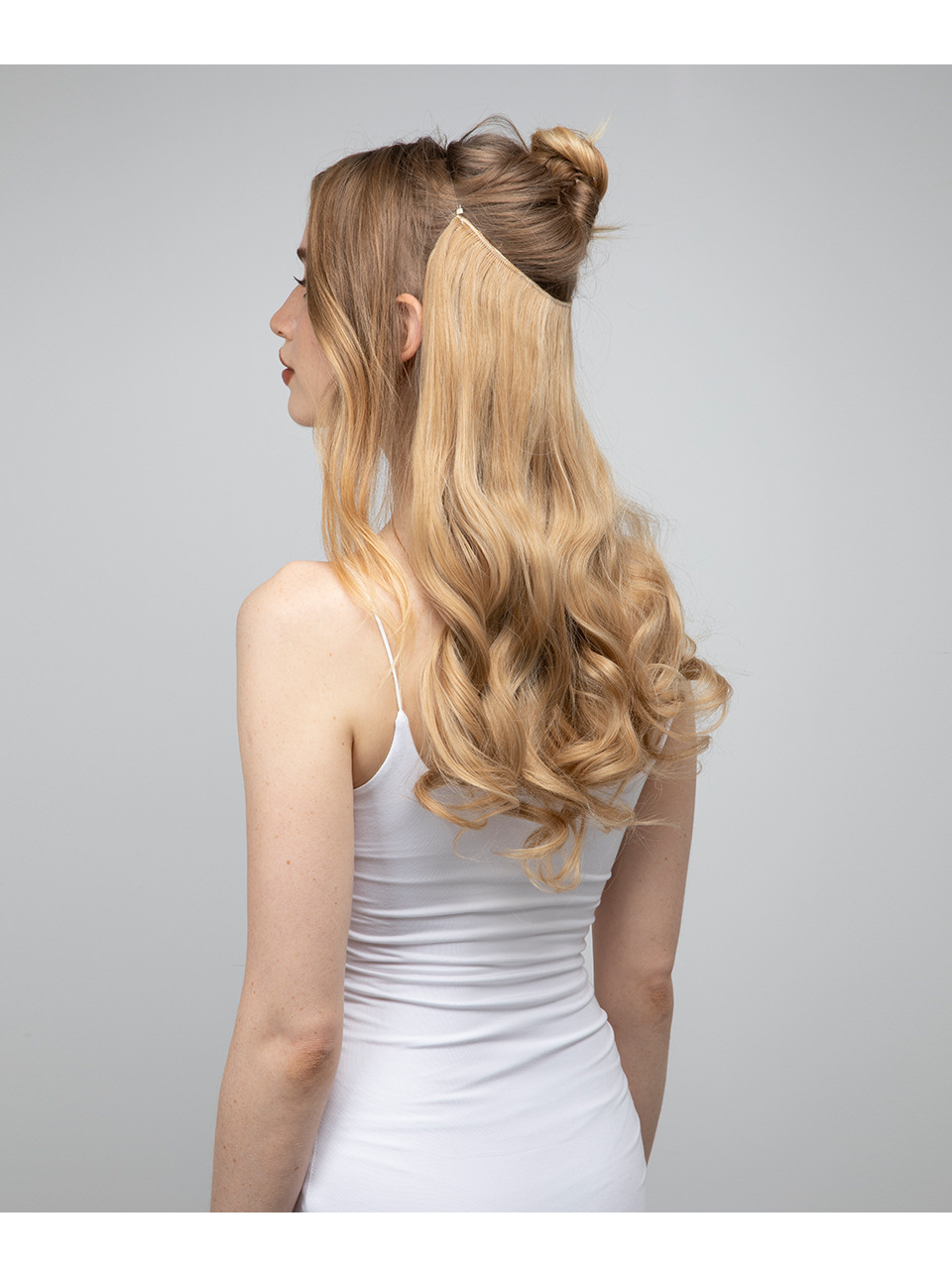 Title 8, Womens Wig Extension Long Curly Hair Matte Che...