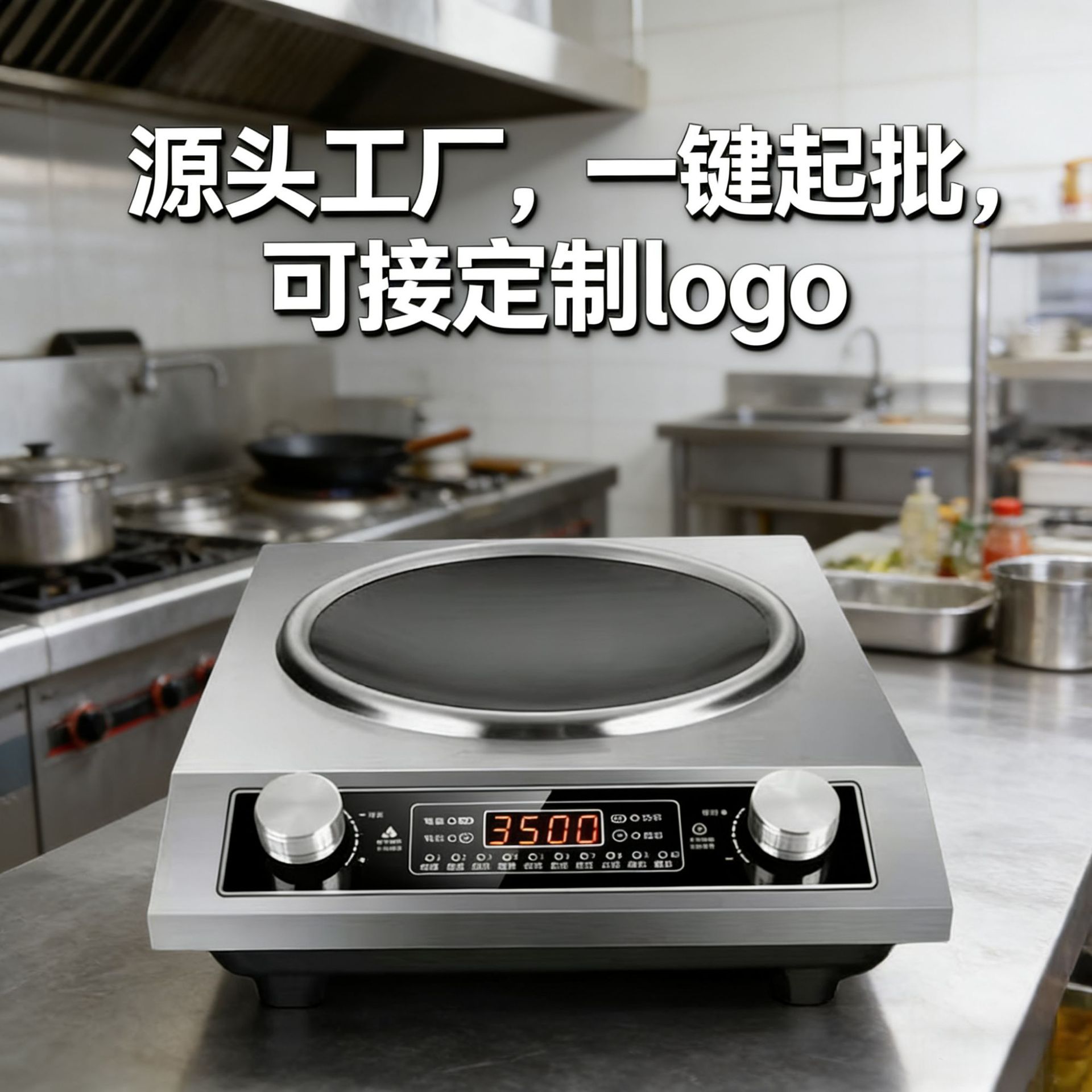 Concave Induction Cooker 3500W Household Multi-Functional Intelligent All-In-One Waterproof Commercial Hot Stir-Fry Upgrade