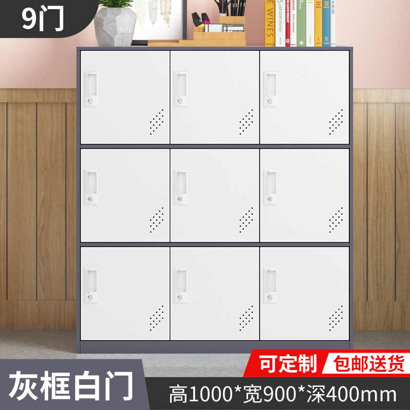 armario de color armario de almacenamiento de personal con bloqueo armario de almacenamiento de bolsas escolares estudiantes armario de zapatos armario de balcón armario pequeño armario de hierro