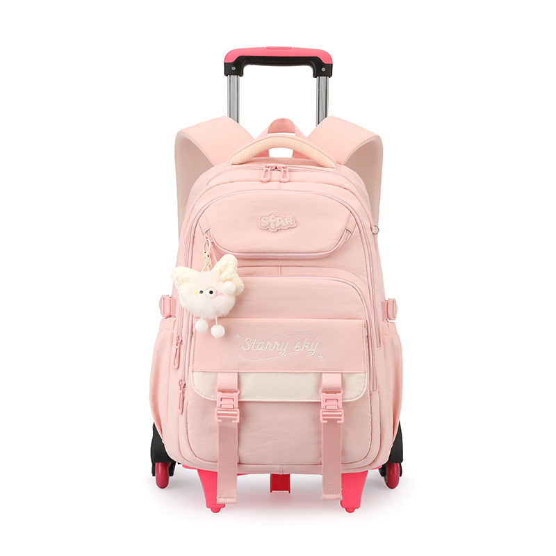 Mochila de pescado natural 3 - 6 grados de moda de alta capacidad mochila de estudiantes de secundaria escalera ligera caja de tracción