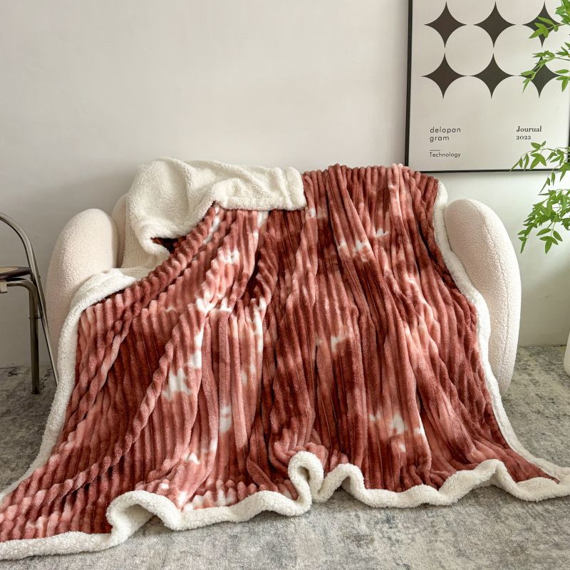 Manta de Franela para Siesta, Doble Capa y Engrosada para Hogar y Oficina image 9