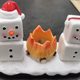 in stock Christmas Snowman Night Lights Ghost Campfire Flickering Nightligh