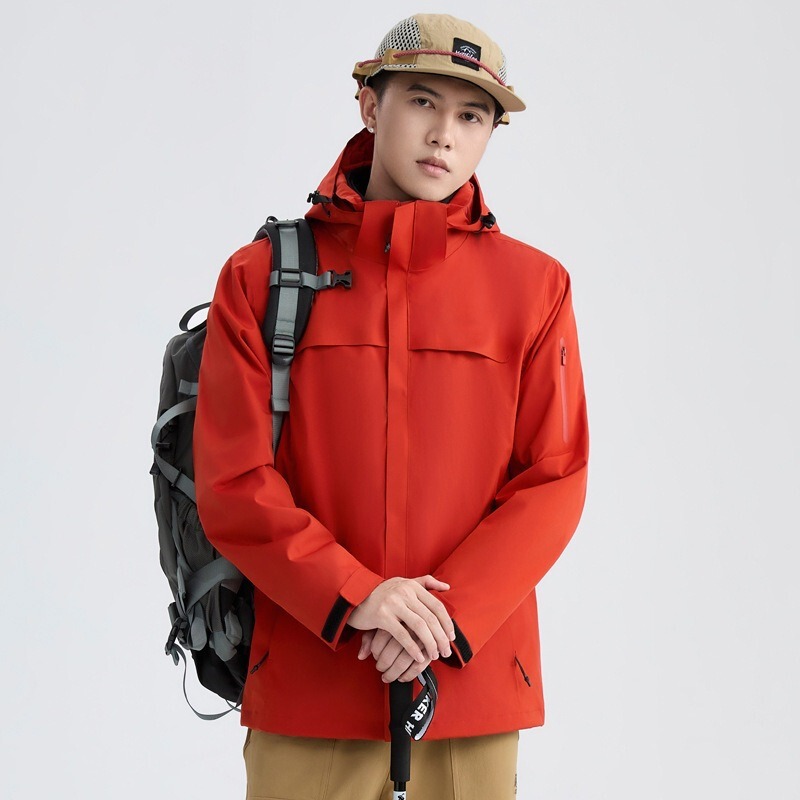 国標沖前線服男女タイプ三合一GB/32614秋冬アウトドア防風防水入蔵旅行登山服|undefined