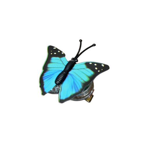 LED Flashing Butterfly Hair Clip for Children's Festival Entertainment and Cheering, Glowing Toy, Simulated Butterfly Hairpin, Factory Wholesale