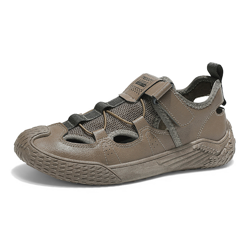 Zapatos de hombre verano nuevo estilo transpirable playa al aire libre zapatos con agujeros sandalias de todo fósforo de tendencia zapatos deportivos ligeros zapatillas casuales image 5