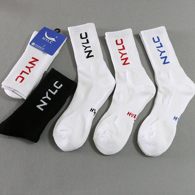 nylc Winter Towel Bottom Thickened Sports Socks High Men's Socks Volleyball Socks Training Socks Large Letter Basketball Socks nylc Winter Towel Bottom Thickened Sports Socks High Men's Socks Volleyball Socks Training Socks Large Letter Basketball Socks