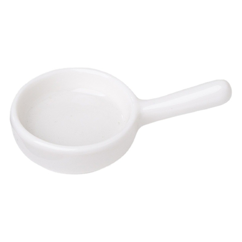 Vela fregona cerámica aromaterapia lámpara quemador vela bandeja caliente té cera aceite esencial pequeña ronda vela anti-scald mango cuchara