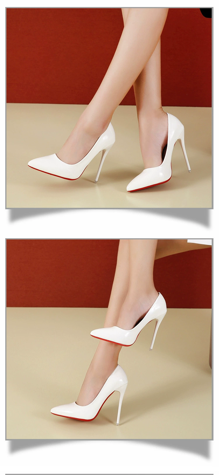 2022 Fashion High Heels 35-45 Plus Size Women Shoes 12cm Thin Stiletto Banquet Wedding Shoes Sexy Pointed Toe Ladies Party Shoes heels shoes for kid