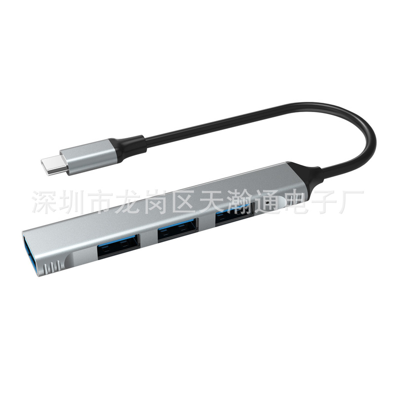 Ultra-thin Portable Data Hub 4 Ports USB 3.0 Hub for iMac Pro, MacB