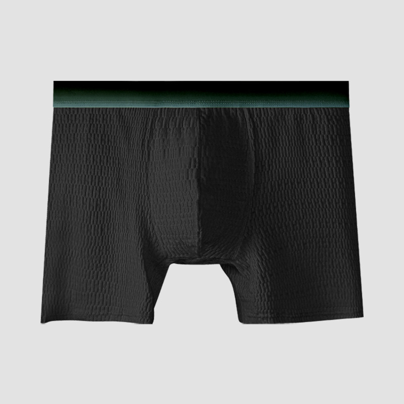 メンズ純綿下着、男性用耐摩耗性脚抗菌ボクサーボクサー、夏用薄手、拡張、快適な男の子用スポーツショーツ|undefined