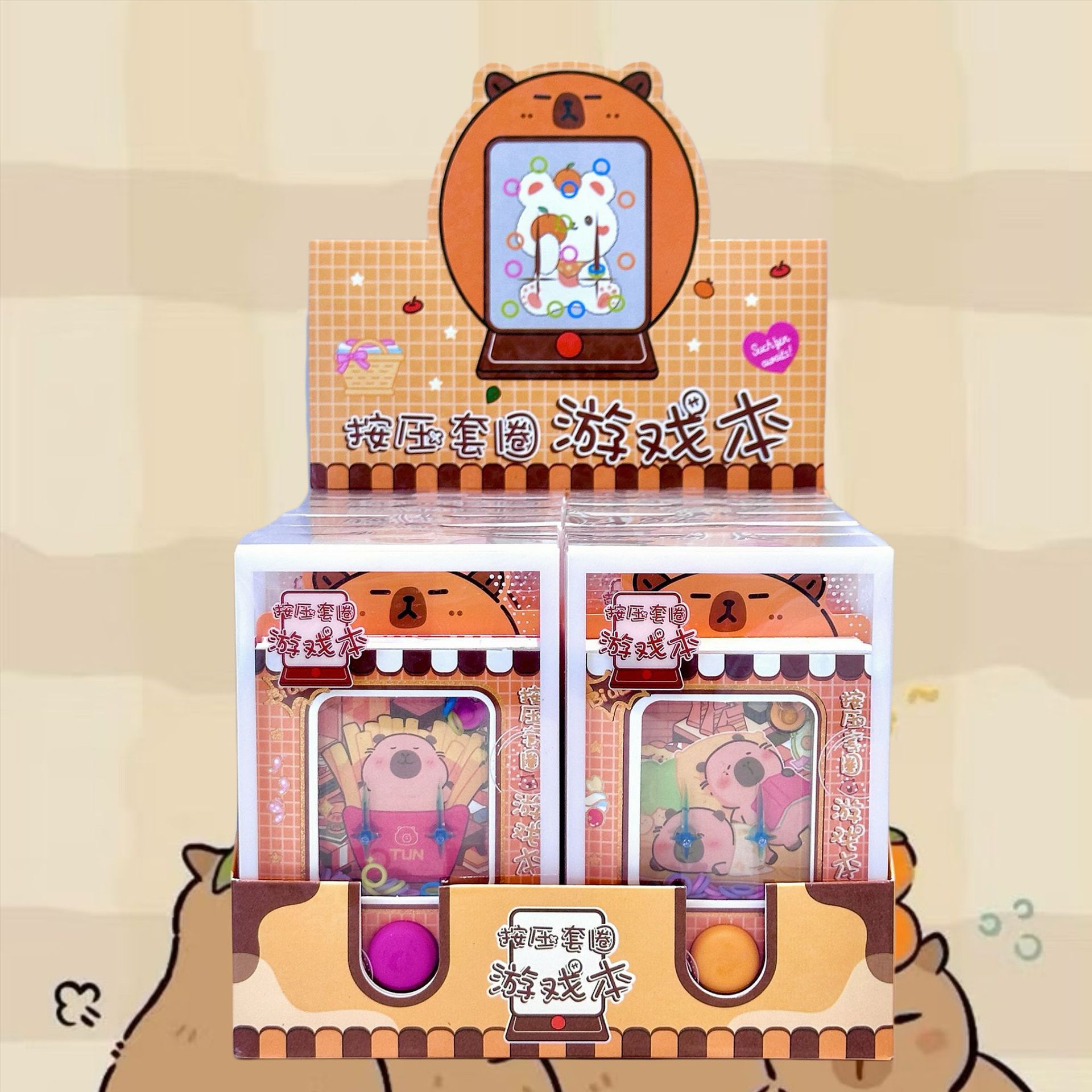 Cuaderno Capibara lindo cuaderno de dibujos animados de estudiantes cuaderno de mano en blanco colorido cuaderno descompreso