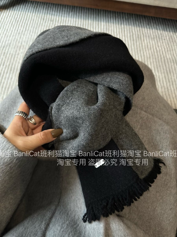 一条顶N条的超美羊绒双面长款流苏围巾女保暖披肩围脖男|undefined