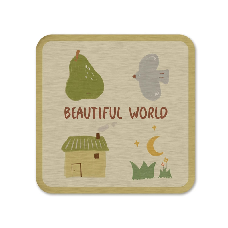 Posavasos de café de oficina de dibujos animados, posavasos de escritorio, posavasos de agua redondos, almohadillas absorbentes de agua de barro de diatomeas, encimera de secado rápido