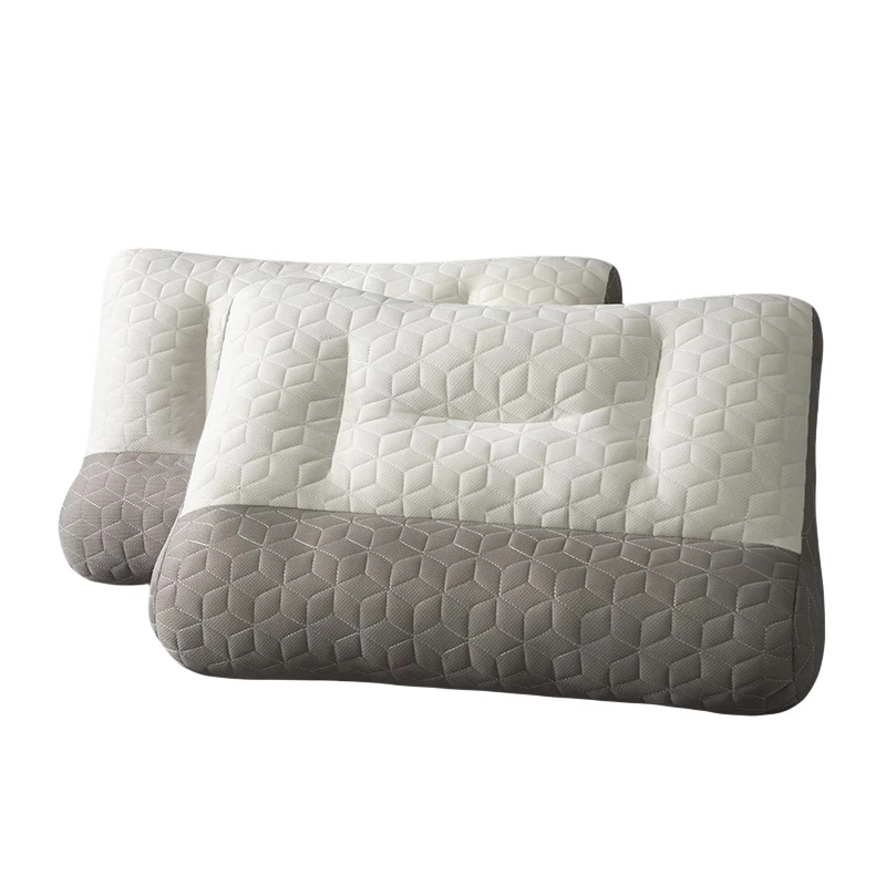 Zona para el hogar Almohada para el cuello Almohada para el cuello Almohada para el sueño de la columna cervical Un par de almohadas para el dormitorio de estudiantes individuales