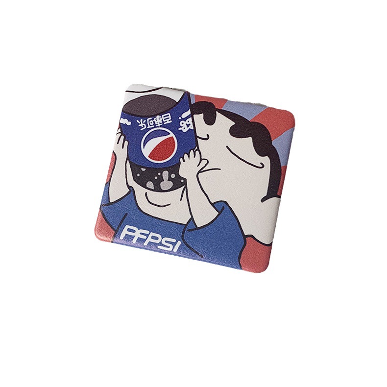 Crayón pequeño nuevo espejo de fábrica directamente para portátil plegable espejo de maquillaje estudiantes de mano comedor lindos bolsos nuevos