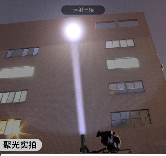Telescopic Zoom Flashlight T6/Q5 Aluminum Alloy Outdoor Lighting Gift USB Charging Cycling Flashlight Rechargeable