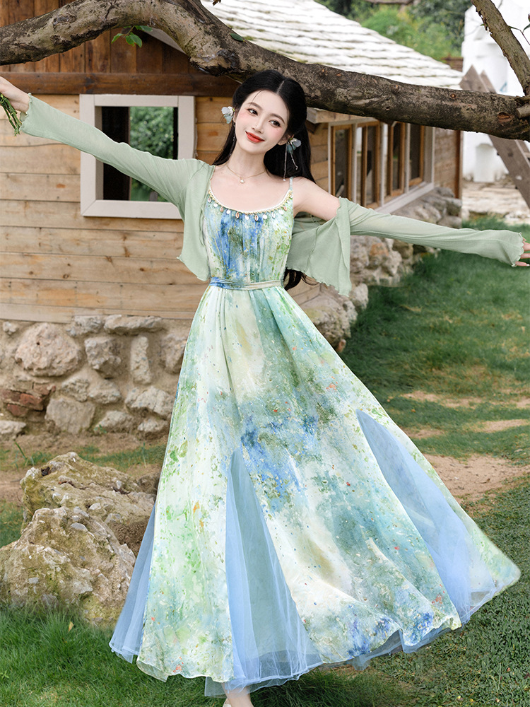 Dress, jacket, set