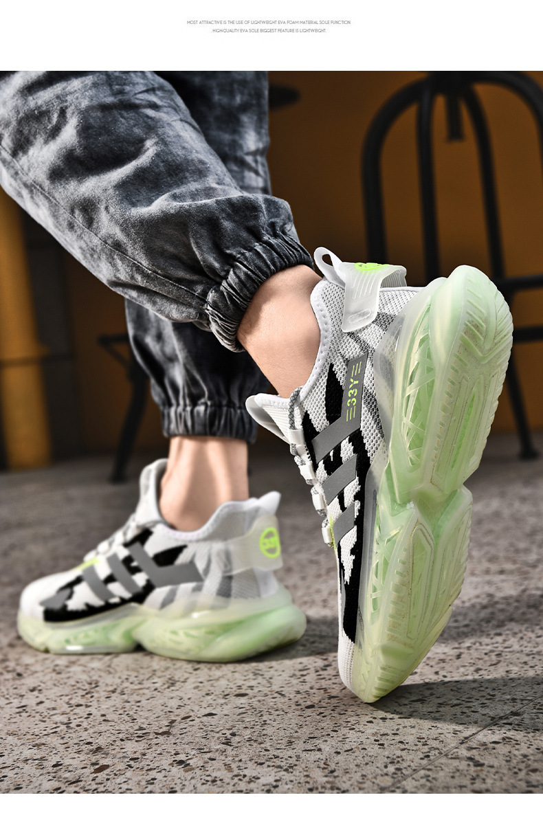Men's sports shoes detail