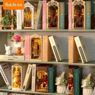 If you come to the book to set up diy cabin hand-assembled toys wooden three-dimensional jigsaw puzzle building blocks assembled model manual