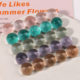 Korean version of all-match high transparent glitter round drum resin half pill patch diy earrings headdress mobile phone shell material wholesale