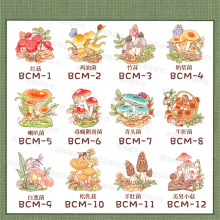 美味蘑菇装饰冰箱贴磁贴送孩子朋友礼物牛肝菌云南菌菇旅游纪念贴