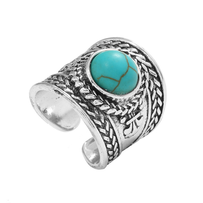Fashionable retro ethnic ring