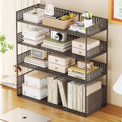 デスクトップ棚デスクワークデスクファイル収納オフィス多層ブラケット整理オフィス用本棚文房具