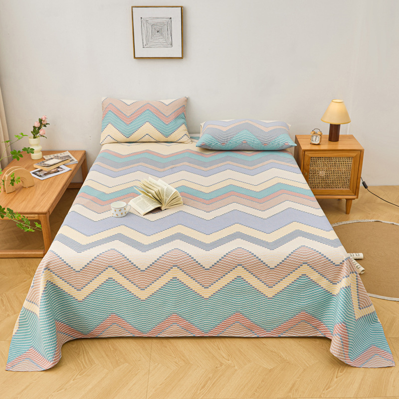 Set lenzuola in cotone per letto matrimoniale spesse tutte stagioni_voghion.com