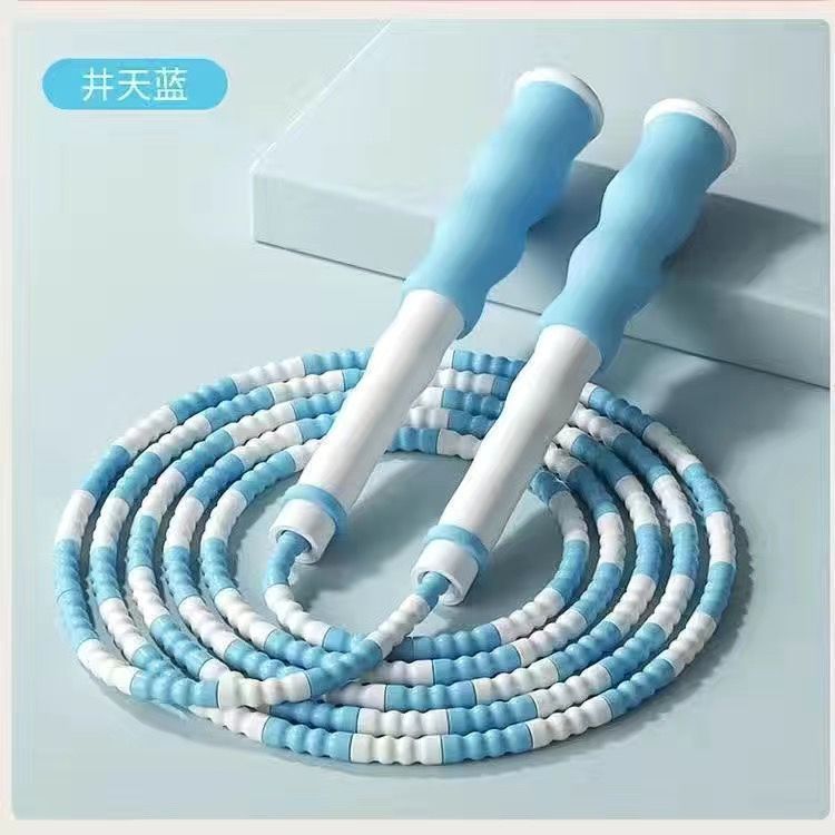 跃动竹节跳绳儿童小学生专用幼儿园初学花样珠节专业跳神健身绳子|undefined