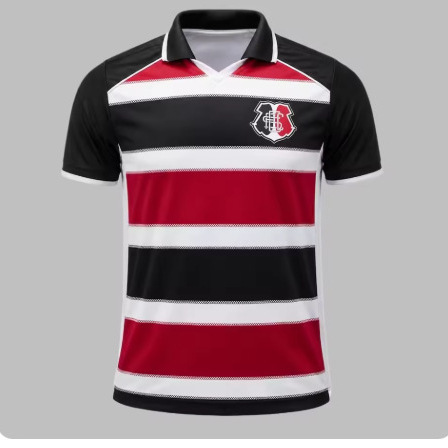 2026/27 San Cruz Unisex Polo Collar Football Jersey, Mesh Breathable 3D Printed Shirt,