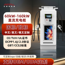 CE/TUV欧标直流双枪充电桩60-160kW商用快速充电桩欧标美标日标
