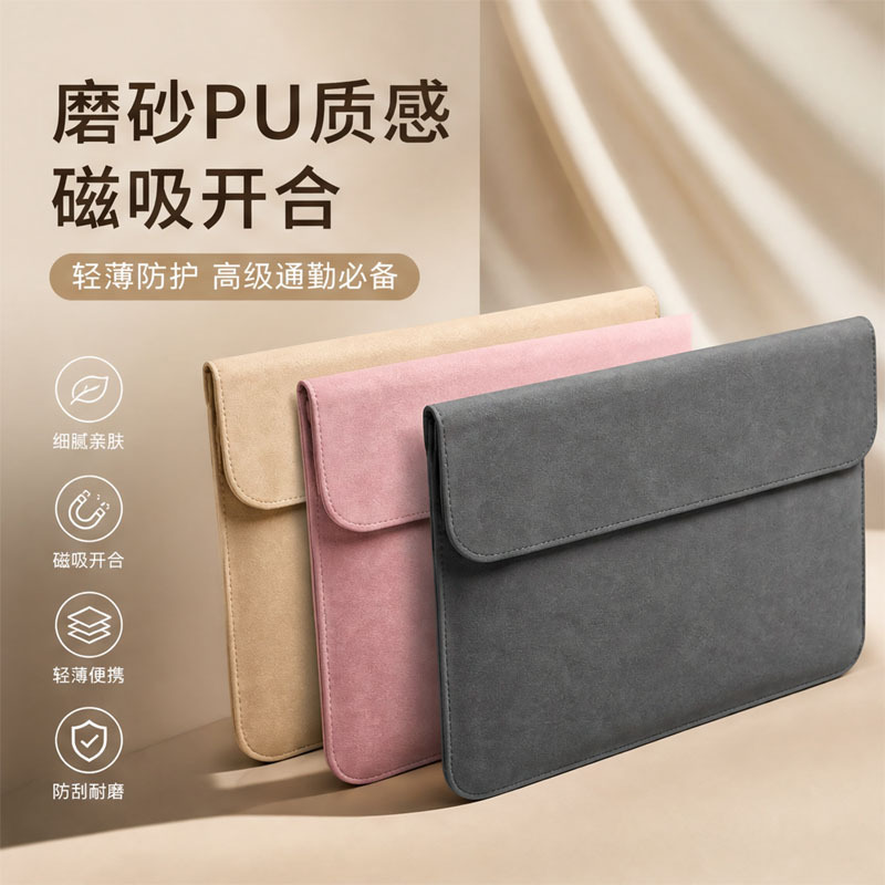 Xiaomi Notebook Sleeve, Air 13.3, RedmiBook 14-inch, PU Material Shockproof Laptop Protective Case