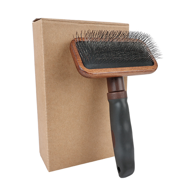 레트로 고무 손잡이 바늘 빗