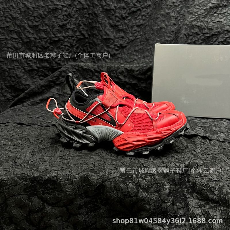 元工場OK版パリ15代Hike丸首ひもを引いて、お父さんの靴の新型の旧家に古い厚い底の運動靴を作ります。|undefined