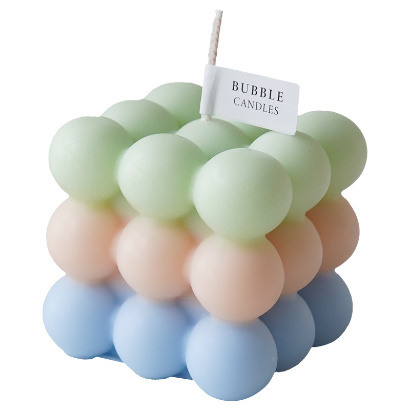 Perfume atmósfera vela hecha a mano mayorista creativa alta sensación de regalo de mano vela modelado de vela de incienso de cubo Rubik