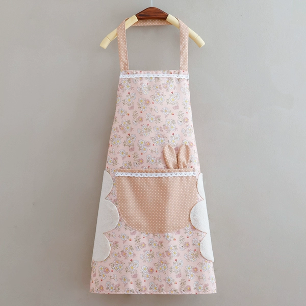Wipe your hand waterproof floral rabbit ears powder