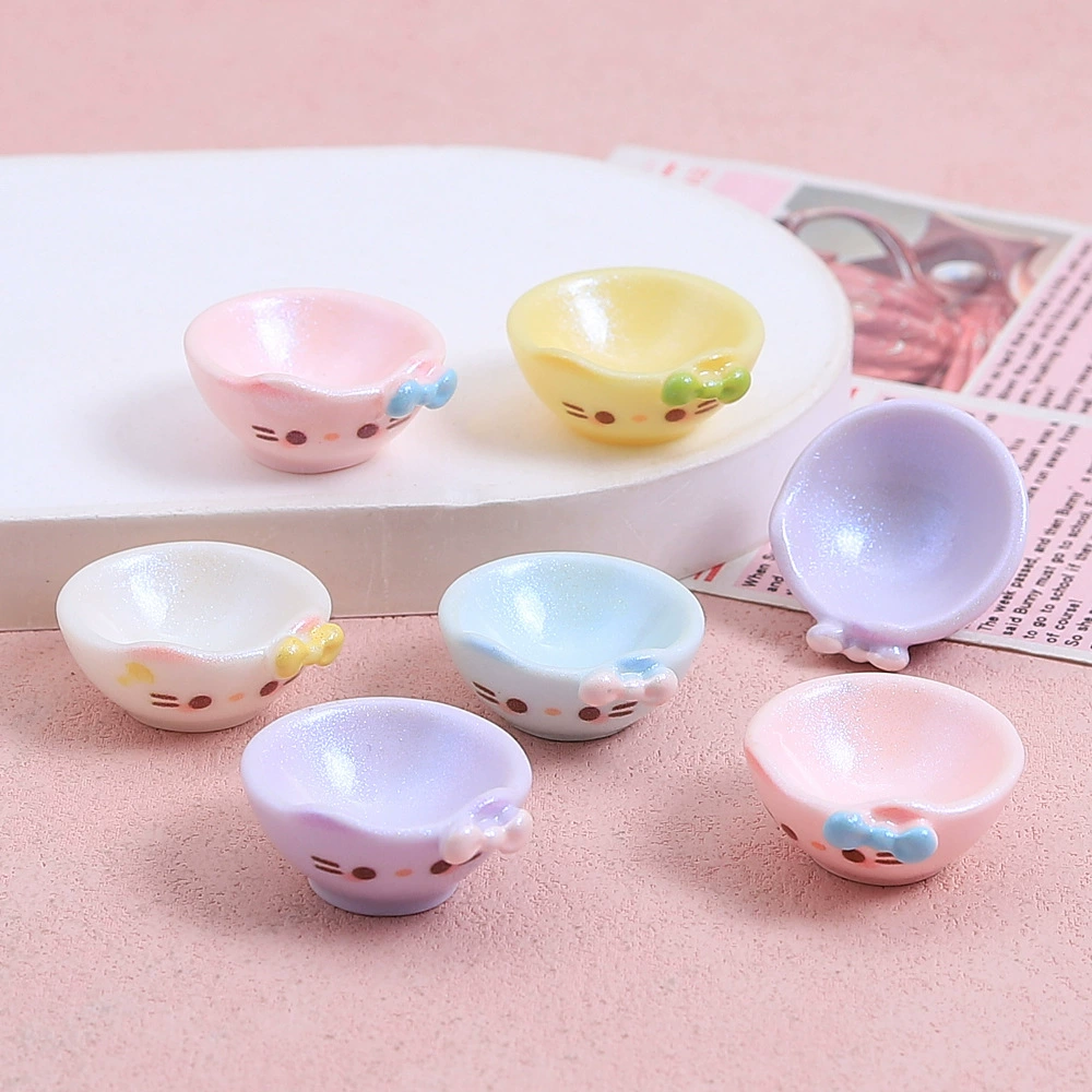 Creative cartoon cream accessory with bow handmade, accessories, DIY