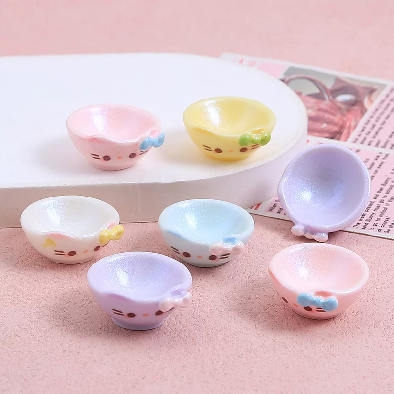 Creative cartoon cream accessory with bow handmade, accessories, DIY