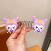 Children's broken hair comb, cartoon broken hair organizer invisible back head plate hair