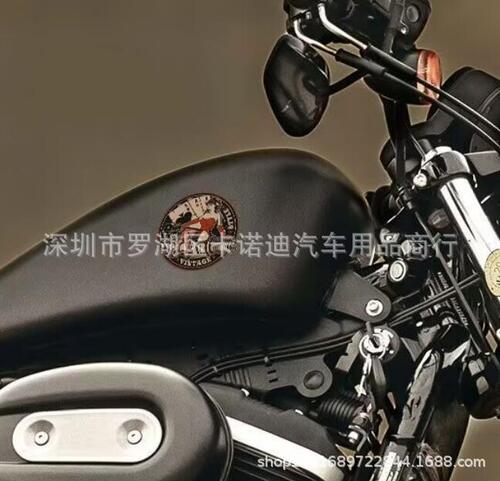Harley Davidson Retro Helmet Sticker Motorcycle American Eagle Sticker Personality Creative Scratch Sticker