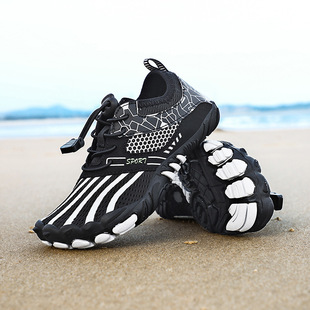 Children's wading shoes beach shoes diving snorkeling shoes women's non-slip anti-cut men's soft sole shoes swimming non-slip upstream shoes tide